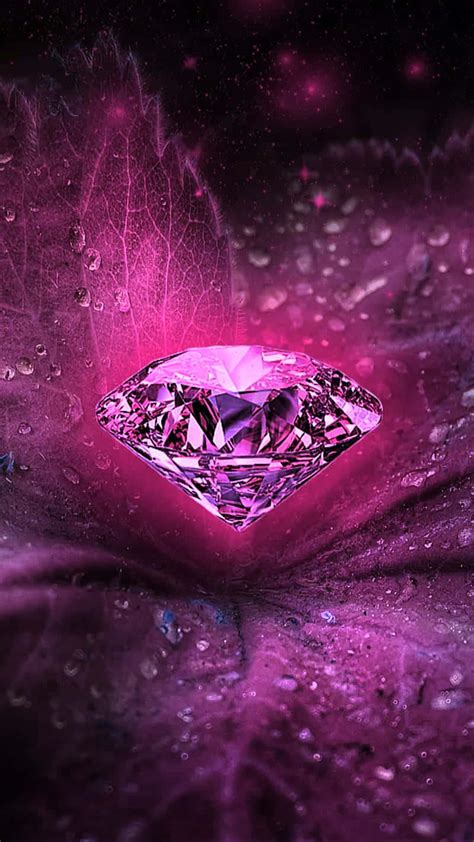 Download Pink Diamond Background