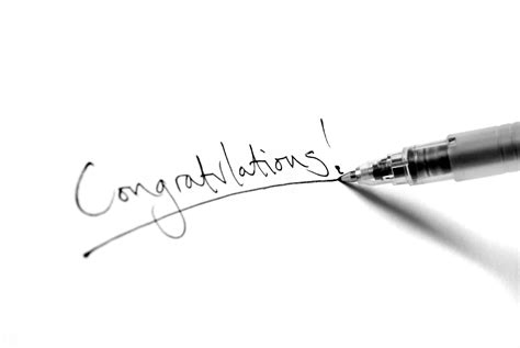 People appreciate a meaningful note or text. Letter Samples to Say Congratulations