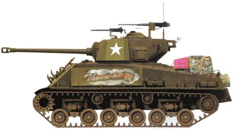 It has fast acceleration for a heavy tank and. The Sherman in 1/72: M4A3E8 "Thunderbolt VII," 37th Tank ...