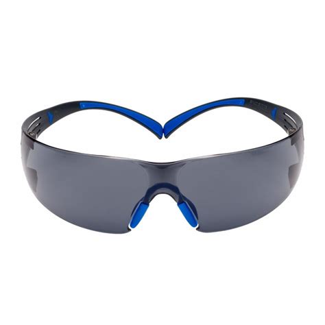 3m™ securefit™ safety glasses sf402sgaf blu blue gray gray scotchgard™ anti fog lens 20 ea