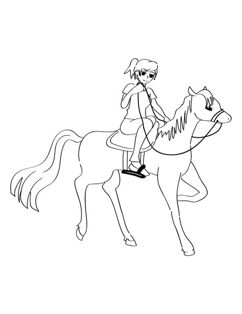 Types Of Sports Coloring Pages For Kids Horse Riding Coloring Kids Sheets