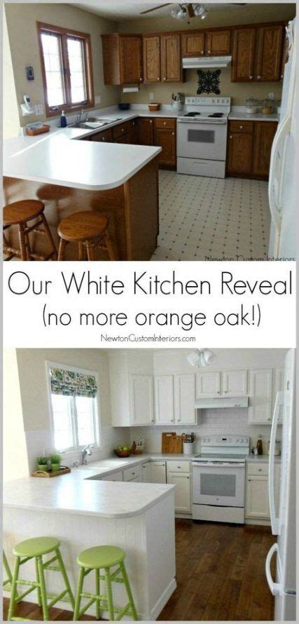 A new paint color can instantly change the entire look of your home, and just about anyone can successfully paint walls. Painting Kitchen Cabinets In Mobile Home Spaces 65 Ideas #kitchen #painting | Budget kitchen ...