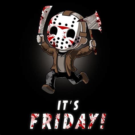 Jason Voorhees Its Friday T Shirt Official Friday The 13th Tee