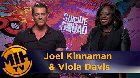 Registration section is facing technical error. Joel Kinnaman & Viola Davis Interview Suicide Squad - YouTube