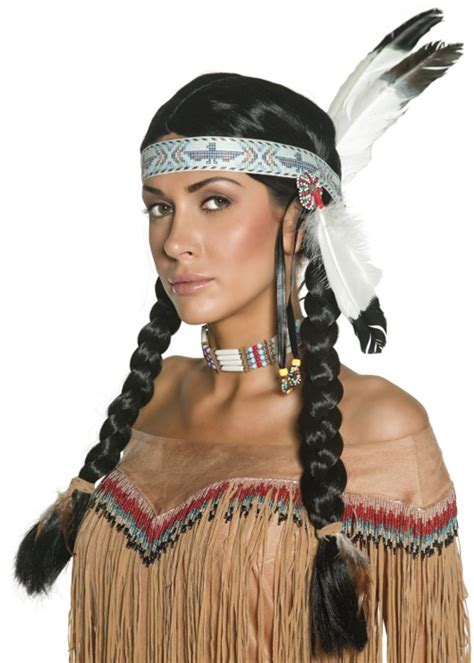 Deluxe Braided Indian Squaw Wig