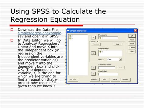 Allows us to have a single regression equation to represent multiple pieces. PPT - Least Squares Regression and Multiple Regression ...