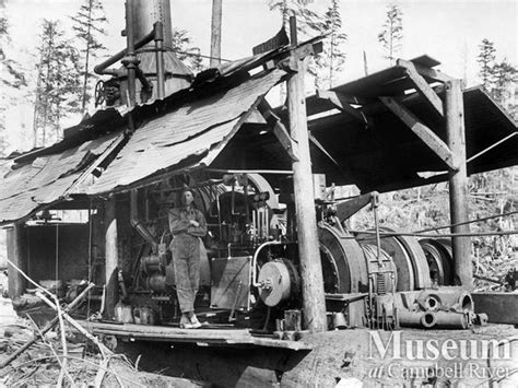 P B Anderson S Logging Camp Campbell River Museum Online Gallery