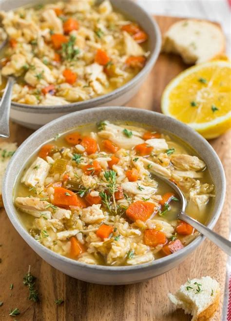 Salt, parmesan cheese, olive oil, rosemary sprigs, pepper, chicken and 3 more. Crock Pot Chicken and Rice Soup | Well Plated by Erin - My Recipe Magic