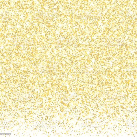 Gold Glitter Texture Golden Shiny Sparkles On White Background Stock