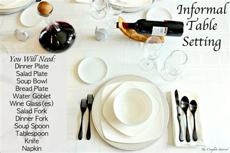 How To Set An Informal Table The Complete Savorist