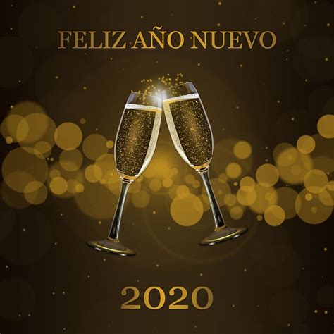 Feliz Año Nuevo 2020 Fondo Imagen Gratis En Pixabay
