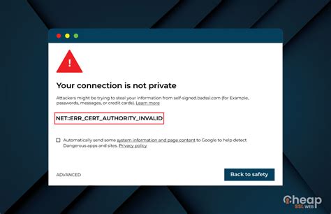 How To Fix Net Err Cert Authority Invalid In Chrome