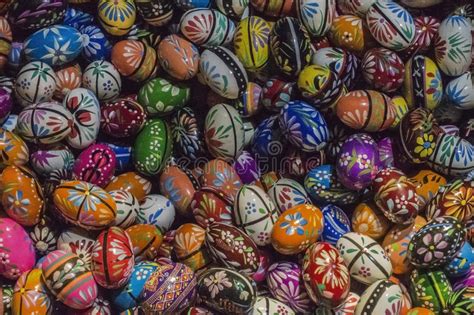 Painted Easter Eggs Stock Photo Image Of Festive Decorated 90686968