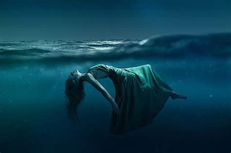 Floating Woman By Lasse B Px