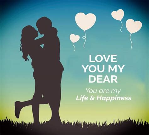 Love You My Dear Free For Your Sweetheart Ecards Greeting Cards 123