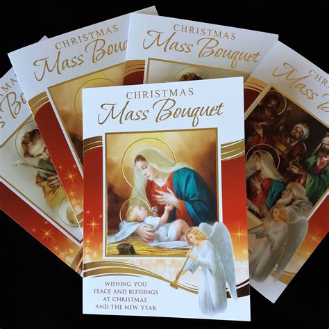 Personalized patriotic christmas cards boxed set of 20 save money when you order more than one set. Christmas Mass Cards Set 3 - Pack of 5 | Missionaries of the Sacred Heart