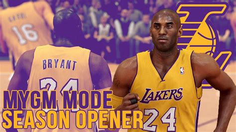 Nba 2k14 Next Gen My Gm Mode Ep58 Los Angeles Lakers Season Opener