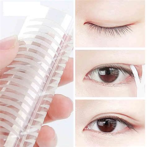 Double Eyelid Stickers Invisible Natural Lace Fiber Transparent