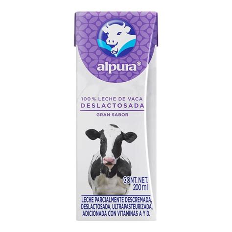 Leche Alpura Deslactosada 200 Ml Walmart