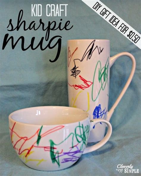 Make This Simple Kid Craft With Sharpies A Mug And An Oven Your