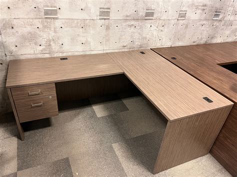 Global Newland L Shape Desk With Boxfile Pedestal 60″ X 78