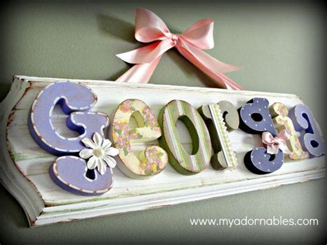 Reserved Custom Order Wall Letters On Plaque By Myadornables 14000