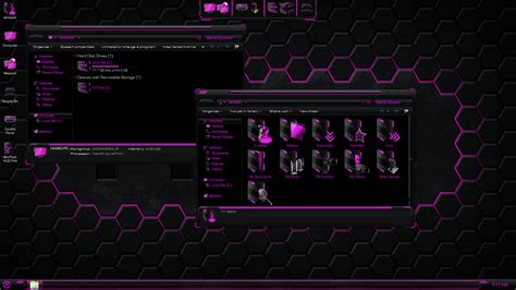 Hud Pink Skinpack For Windows 710 Skinpack Customize Your Digital World