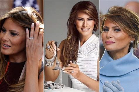 A Glimpse Into Melania Trumps Extravagant Jewelry Collection From