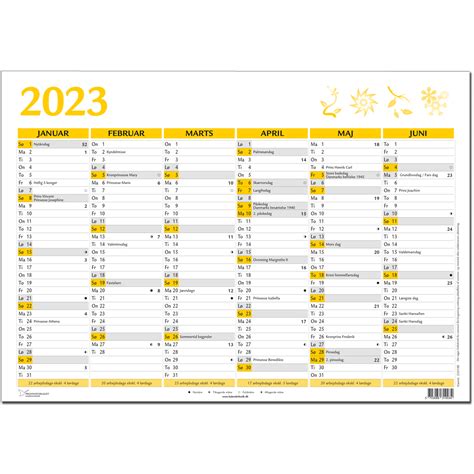 Kalender 2023 Kopenhagen