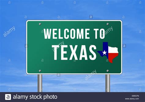 Texas Road Sign Stock Photos And Texas Road Sign Stock Images Alamy