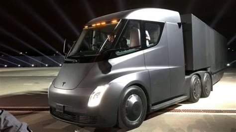 Tesla Unveils First Truck And Roadster Bbc News