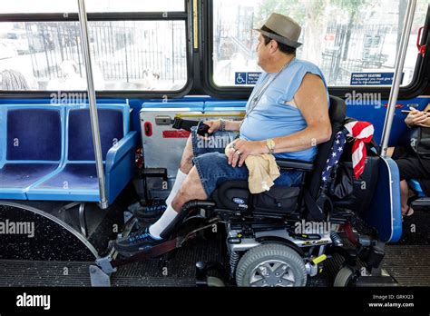 new york city ny nyc lower manhattan chinatown mta bus electric wheelchair disabled adult adults