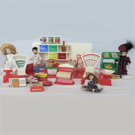 Okwa Vintage Toy Store With Accessories And Porcelain Catawiki