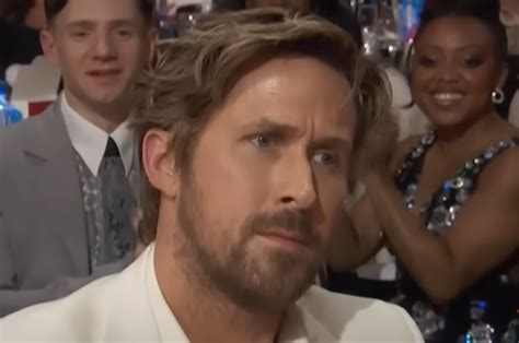 Watch Ryan Goslings Hilarious Reaction After Im Just Ken Wins Best