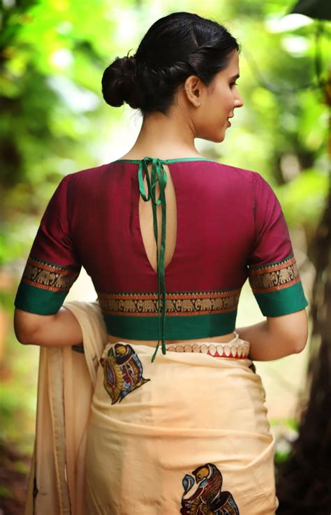 saree blouse boat neck designs 2019 south india fashion ~ latest blouse designs blouses