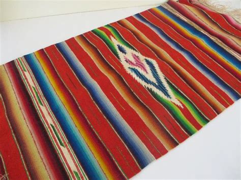Antique Mexican Weaving Saltillo Rug Southwestern Rug Mexican Etsy