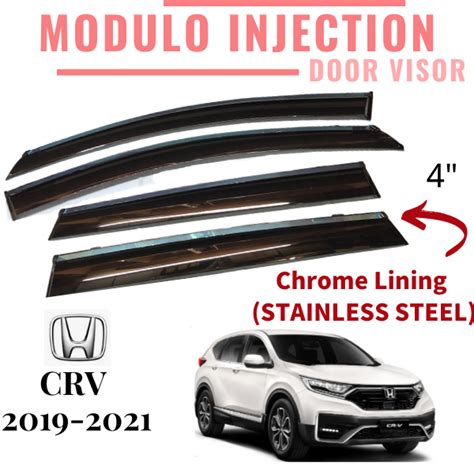 Honda Crv Cr V 2019 2020 2021 Injection Door Visor With Stainless