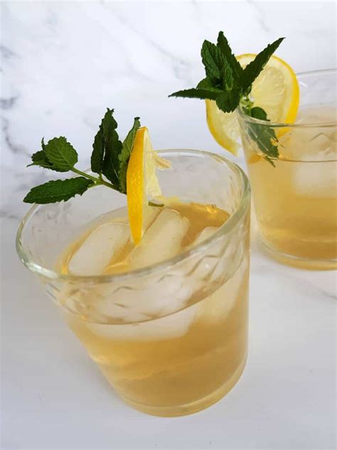 Ginger Lemon Iced Tea Sugar Free Hint Of Healthy