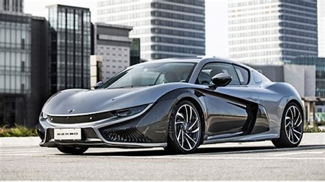 Electric motor, transmission and power electronics. China's Qiantu K50 electric sports car to debut at 2019 ...