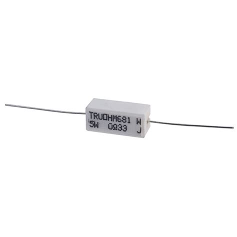 Royal Ohm Prw05wjw470b00 47r 5 5w Axial Wirewound Resistor Rapid Online