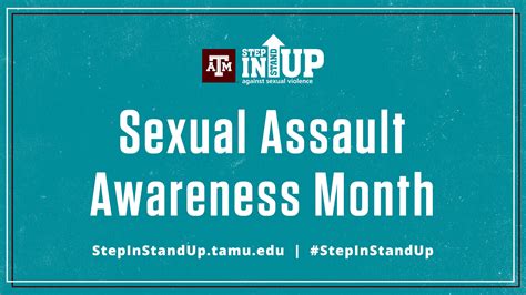 Sexual Assault Awareness Month Events At Texas Aandm Texas Aandm Today