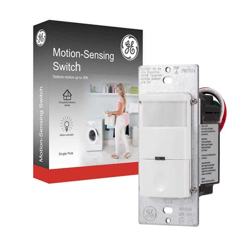 Ge In Wall Motion Sensing Switch With Vacancy Option Homeshop