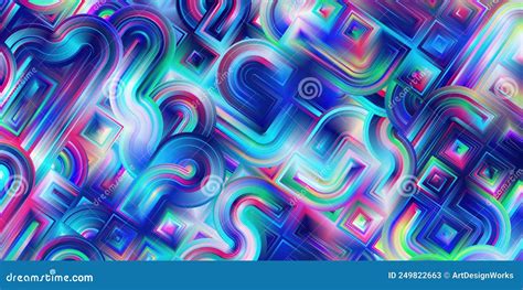 Modern Abstract Colorful Pattern Background Design Stock Illustration
