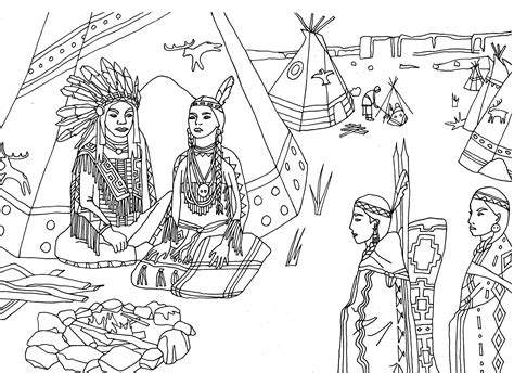 Indian Coloring Pages Best Coloring Pages For Kids