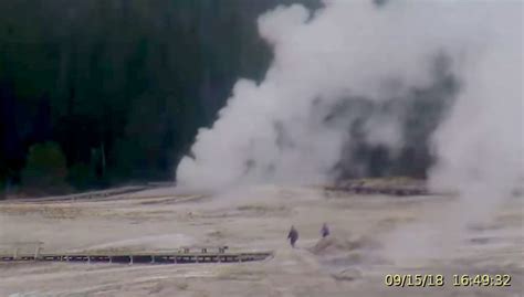 Behold Yellowstones Garbage Spewing Geyser