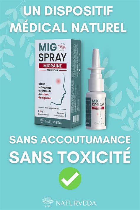 Mig Spray Traitement Pour Soulager La Migraine Migraine Spray