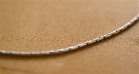 Handmade Thin Silver Chain Solid Durable Oxidized Silver Etsy Uk