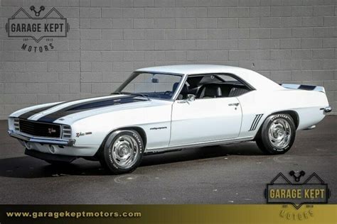 1969 Chevrolet Camaro Z28 Rs White Coupe 302ci V8 16449 Miles For Sale