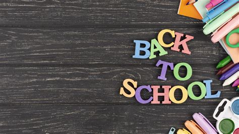 Back To School Background With School Supplies Background 2420912 Stock