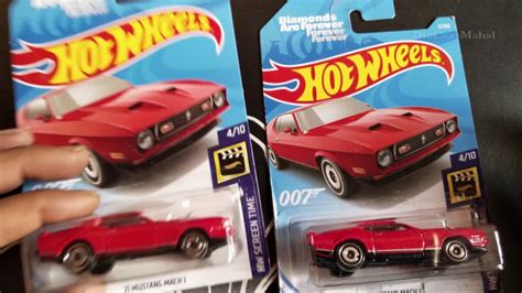 James Bond Diamonds Are Forever 71 Mustang Mach 1 2 250 Red Hot